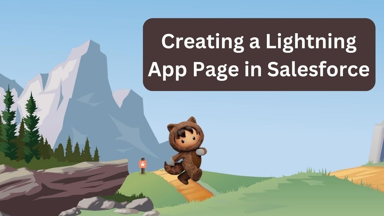 How to create a Lightening App page in Salesforce App Builder?
